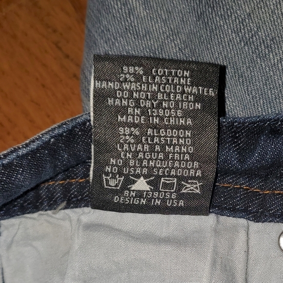 Grace in LA Mixed Pattern Jeans - Picture 10 of 11